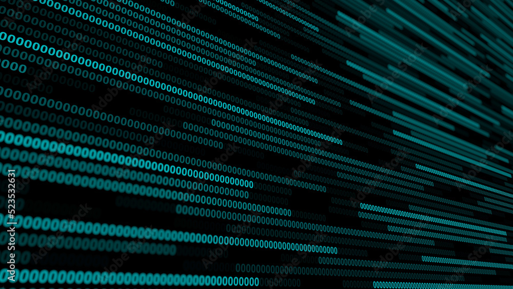 Digital code background. Matrix style program.
Digital code background. Matrix style program.