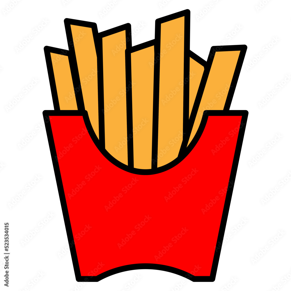 french fries icon french fries icon