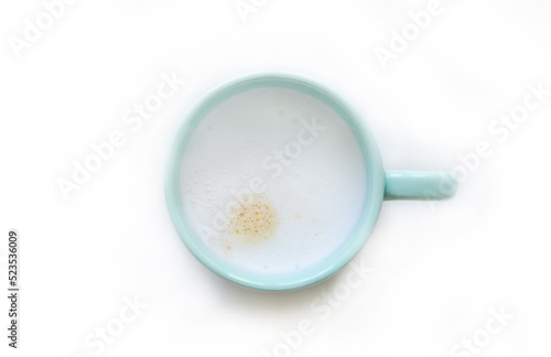 A cup of delicious coffee with the selective focus, good photo for any project.