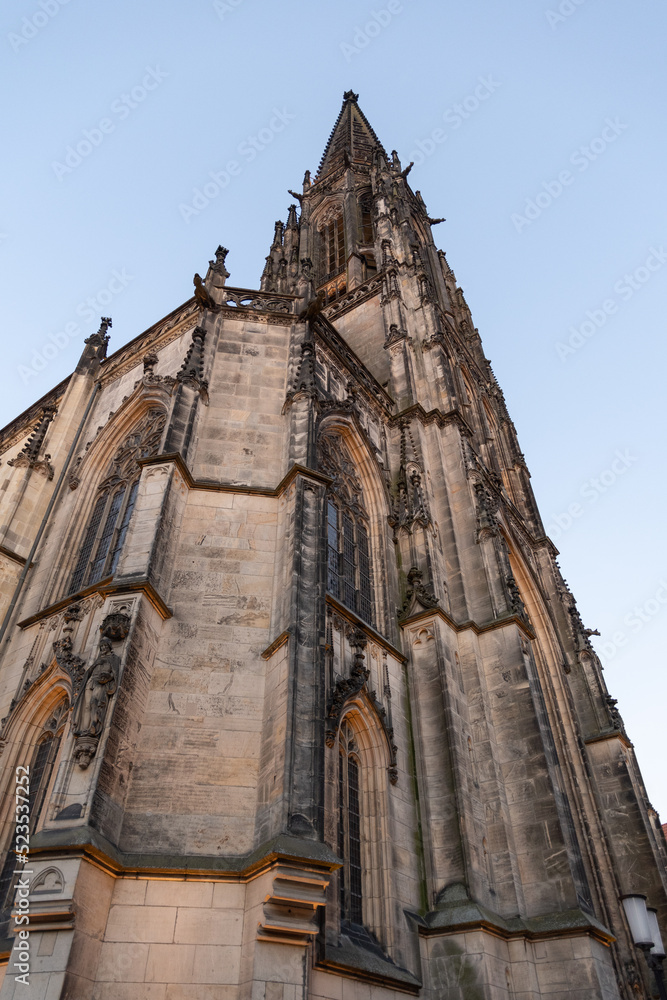 Saint Lamberti church in Muenster in Germany