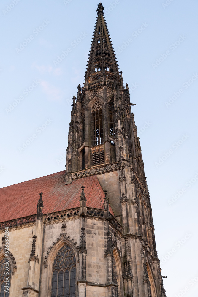 Saint Lamberti church in Muenster in Germany