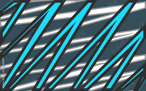 Abstract background with overlapping stripes and zigzag pattern
