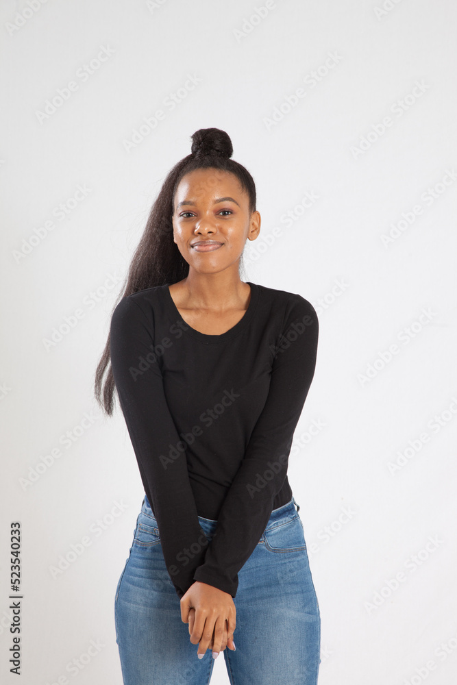 Lovely woman with a happy smile