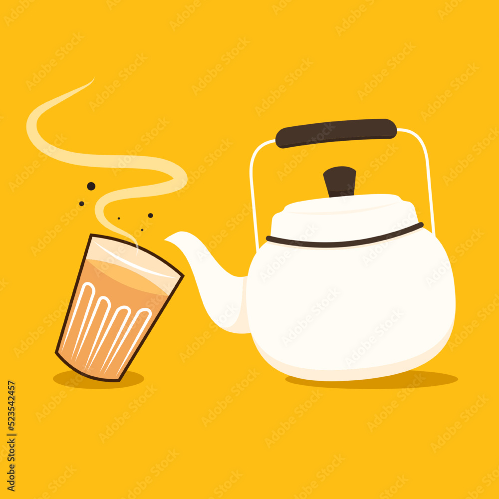 Indian Hot Drink Vector Indian Chai Icon Chai Is Indian Drink Vector indian-essence-travel-directors