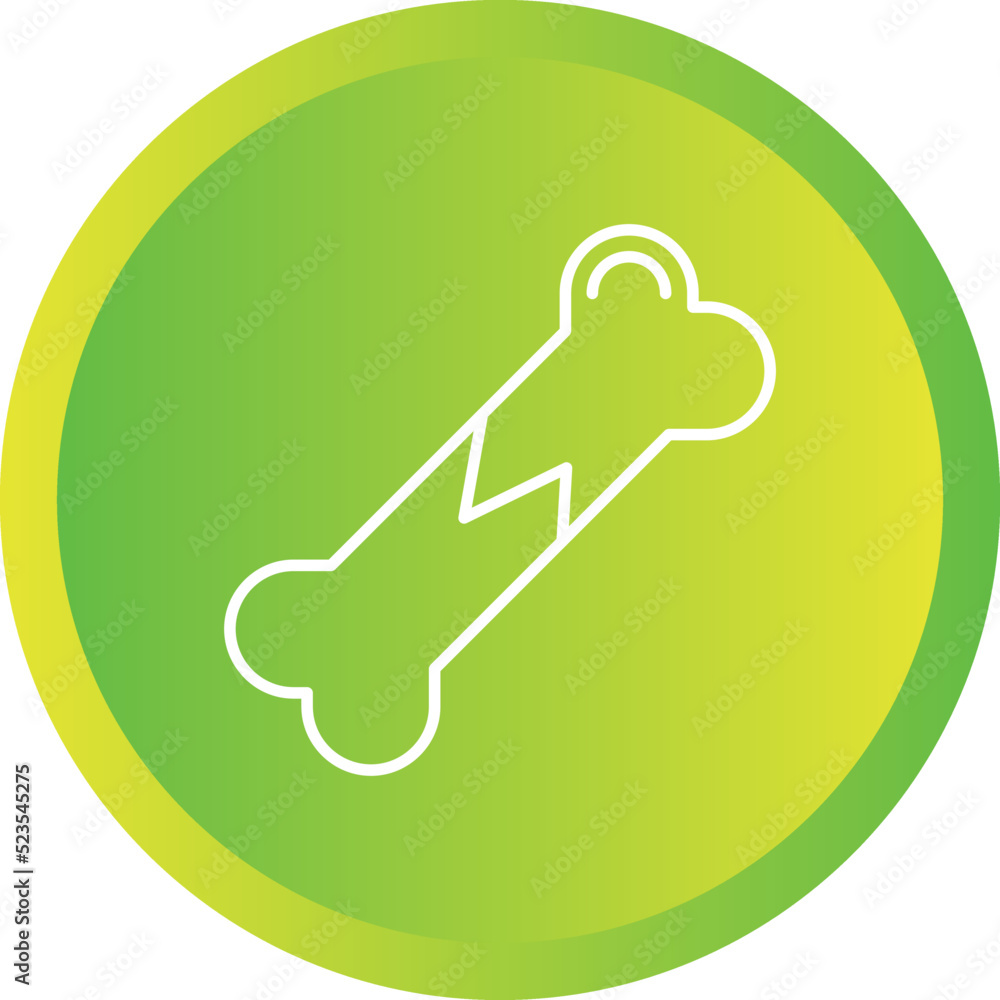 Broken Bone Icon