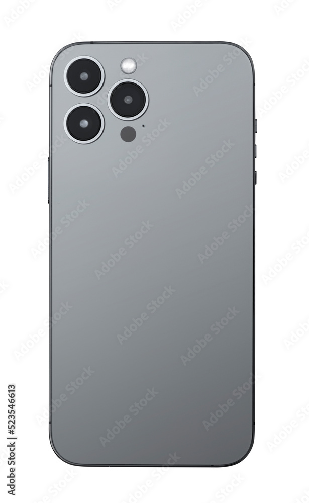 back view of mobile or smartphone new model photo isolated on white background. back view of mobile or smartphone new model photo isolated on white background.