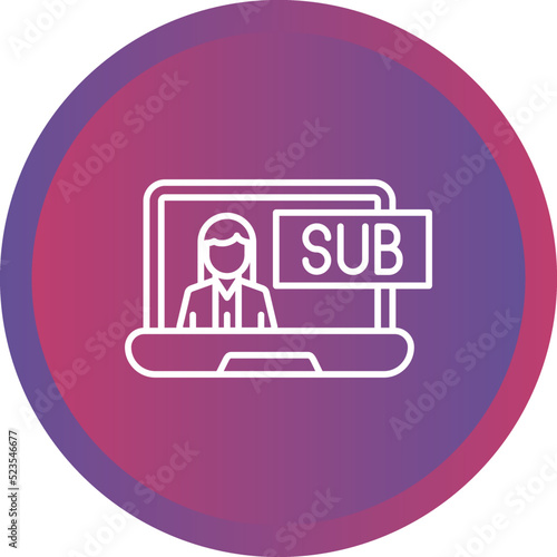 Subscriber Model Icon