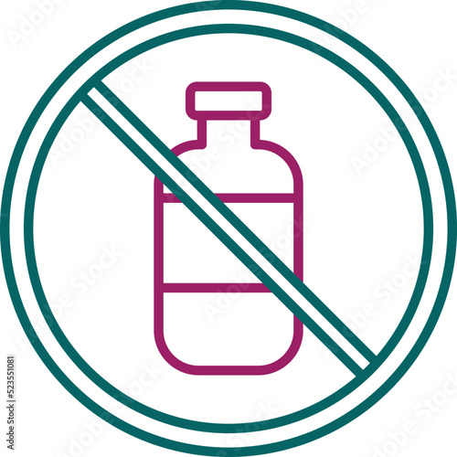 No Liquids Icon