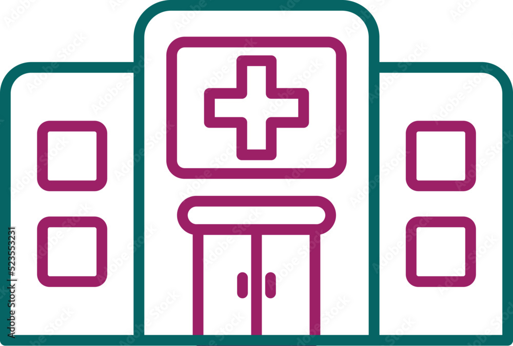 Obraz premium Hospital Icon