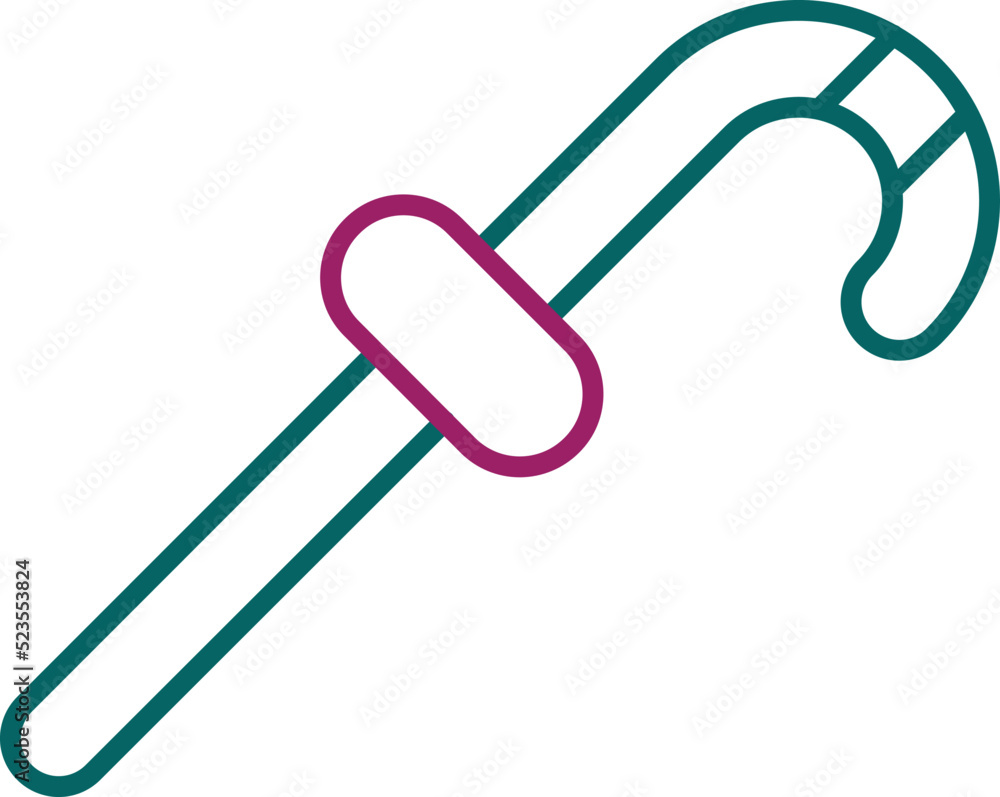 Walking Stick Icon Walking Stick Icon