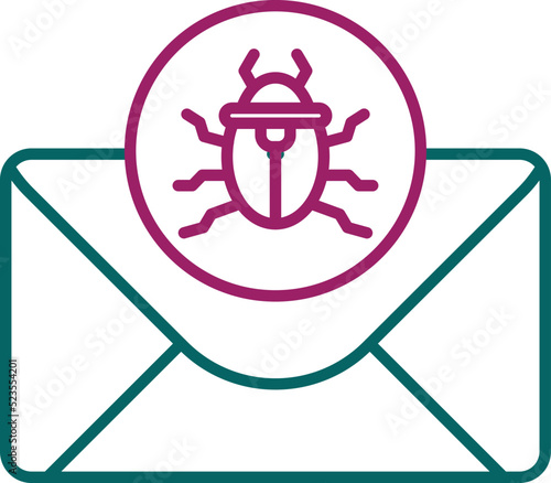 Mail Virus Icon