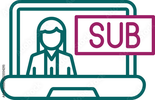 Subscriber Model Icon