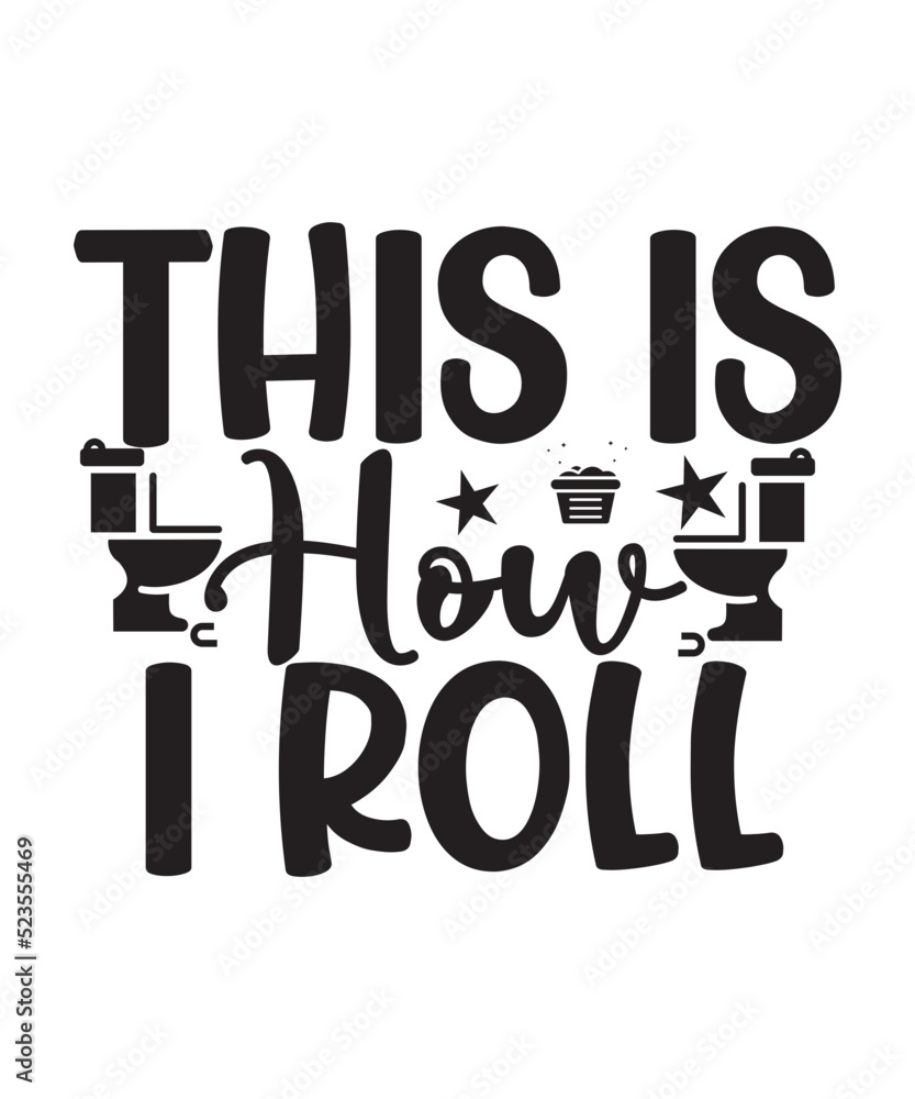 Bathroom Svg, Bathroom Svg Bundle, Bathroom Sign Svg, Washroom Svg