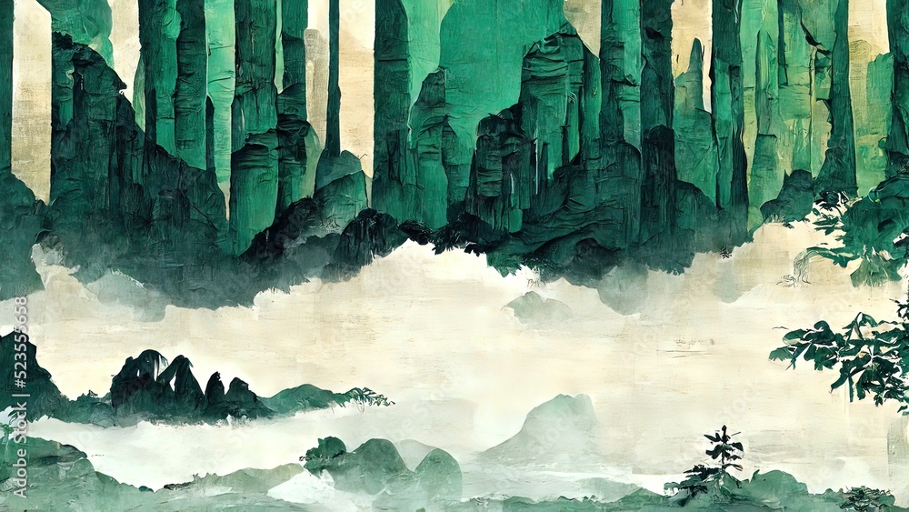 Zuber Decor Chinois  Scenic Wallpaper