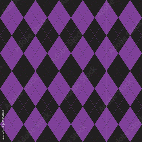 Argyle harlequin vector seamless pattern