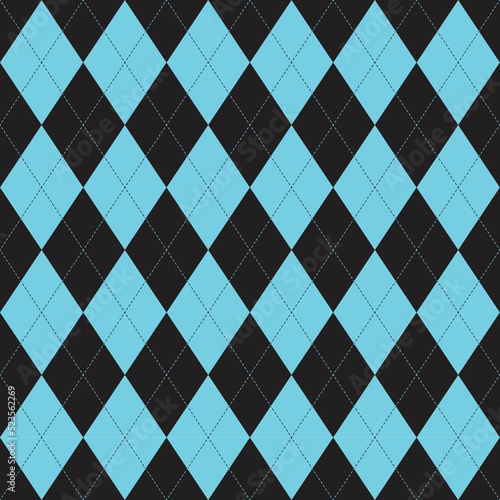Argyle harlequin vector seamless pattern