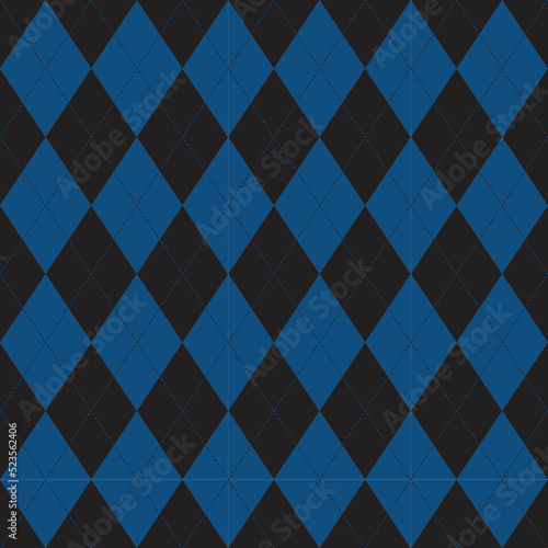 Argyle harlequin vector seamless pattern