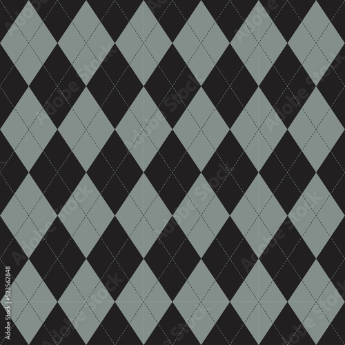 Argyle harlequin vector seamless pattern