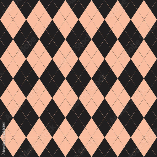 Argyle harlequin vector seamless pattern