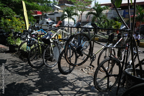 bicycles in the city