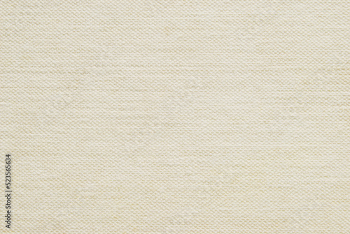Beige canvas texture, beige cotton fabric pattern close up as background