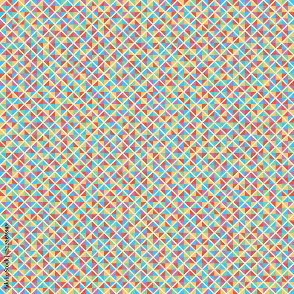 Color Rhombus tile tessellation pattern illustration Color Rhombus tile tessellation pattern illustration