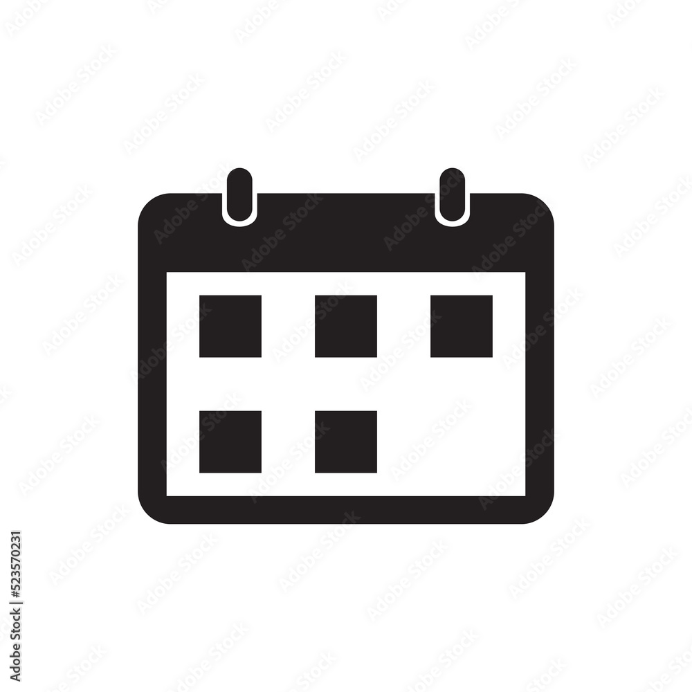 Calendar icon vector illustration symbol Calendar icon vector illustration symbol