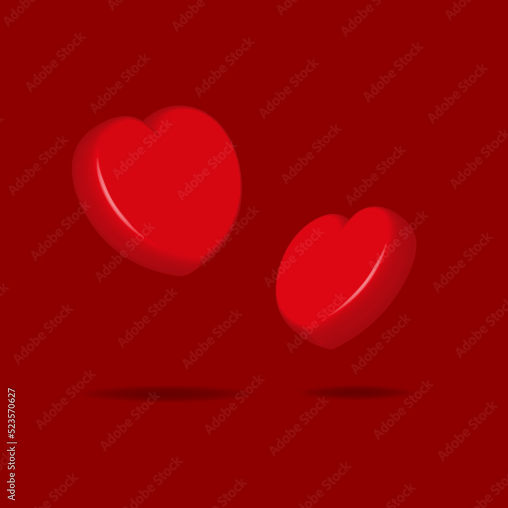 heart 3d vector illustration heart 3d vector illustration