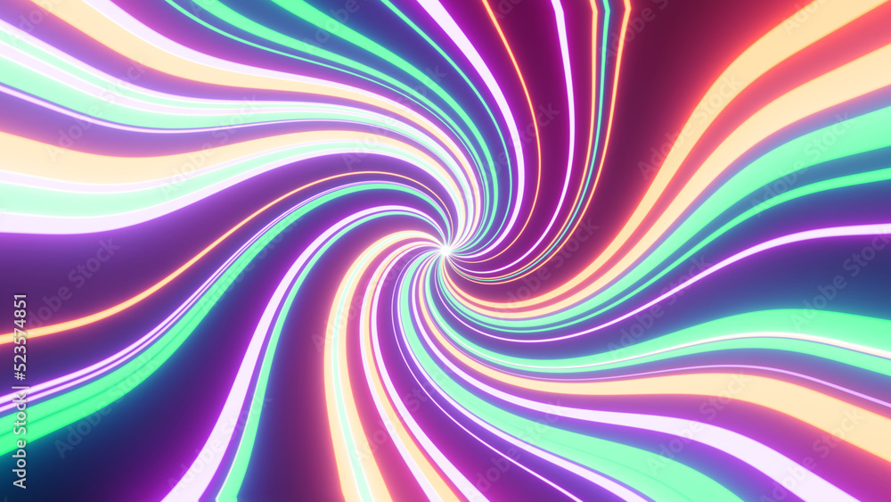 Abstrat Glowing Neon Background Abstrat Glowing Neon Background