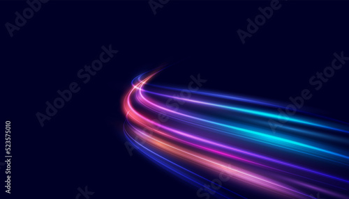 Modern abstract high-speed motion effect. Futuristic dynamic motion technology. Motion pattern for banner or poster design background idea. Vector eps10.