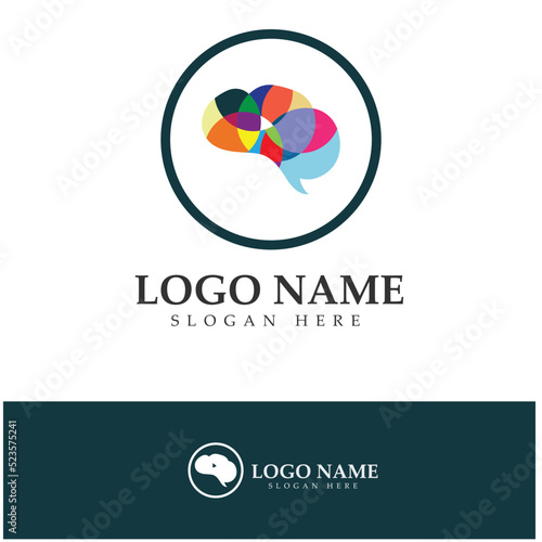  Brain logo designs concept vector  Health Brain Pulse logo  Brain care  logo template vector