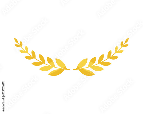 gold laurel emblem