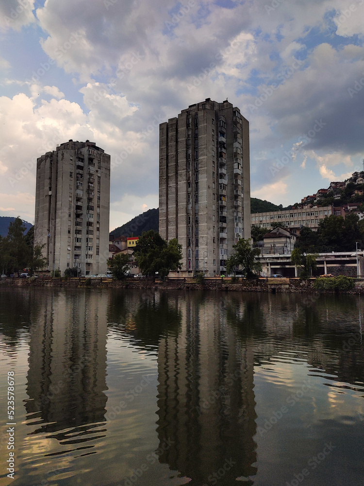 Fototapeta premium buildings in the city