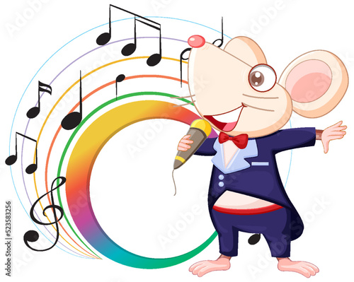 Rate singer with music key banner
