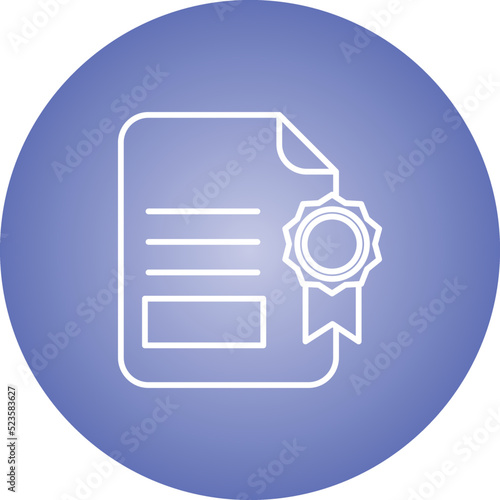 Certificate Icon