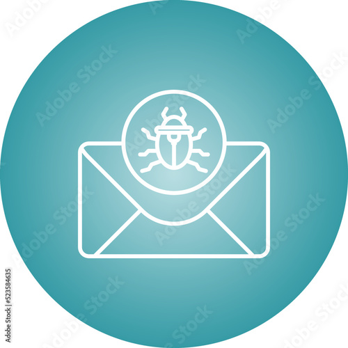 Mail Virus Icon