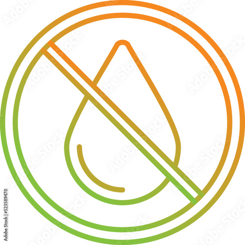 No Water Icon