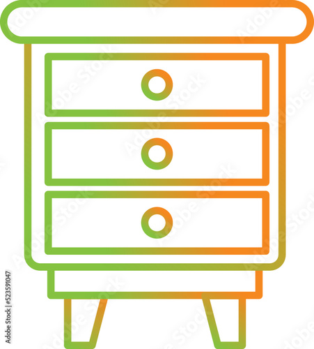 Chest Of Drawers Icon