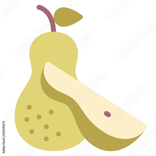 pear flat icon