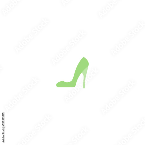 high heels vector logo illustration