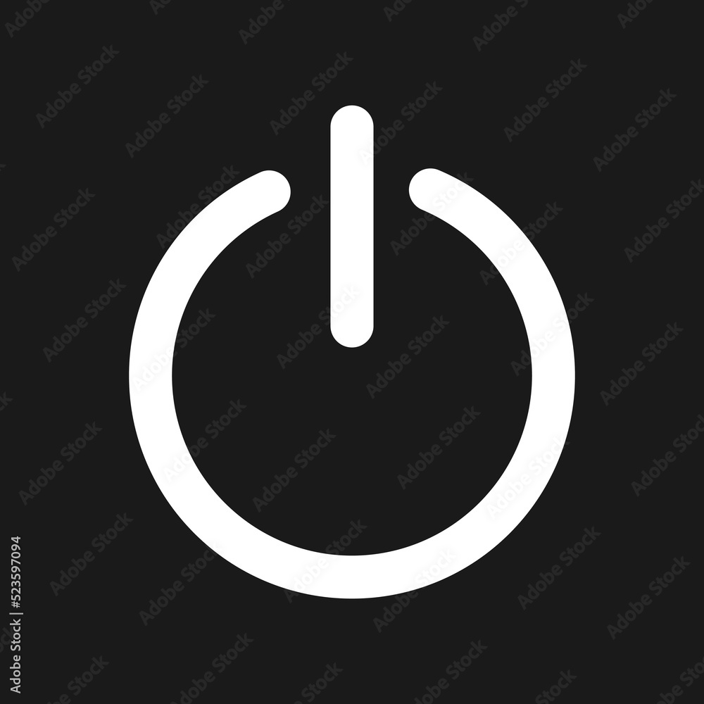 Power icon Vector Illustration Power icon Vector Illustration