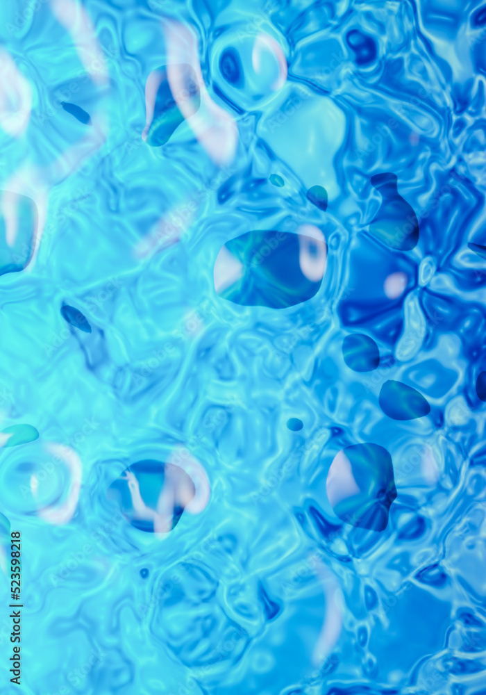 3d illustration. background water color blue 3d illustration. background water color blue