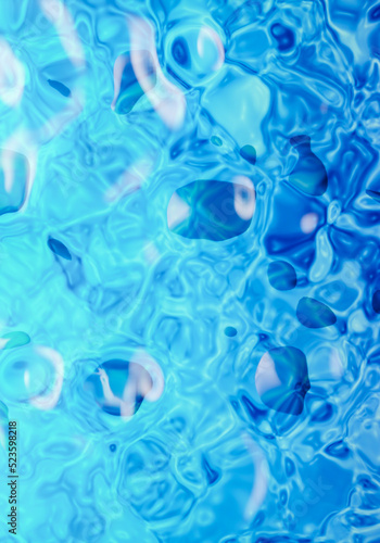 3d illustration. background water color blue