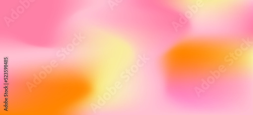 Abstract bright warm background with pink orange and yellow colors. Mesh background with candy colors.