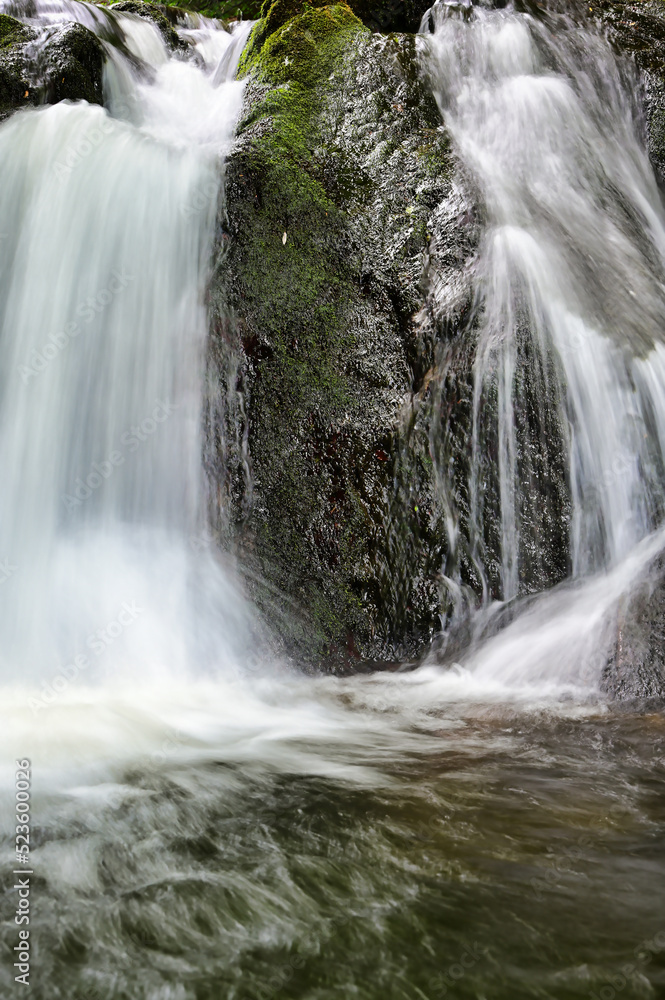 waterfall in the forest waterfall in the forest