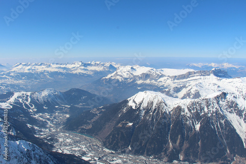 snow covered mountains