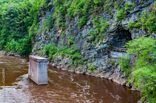 View of the Lehigh River  Gorge, Jim Thorpe Pennsylvania, USA photo