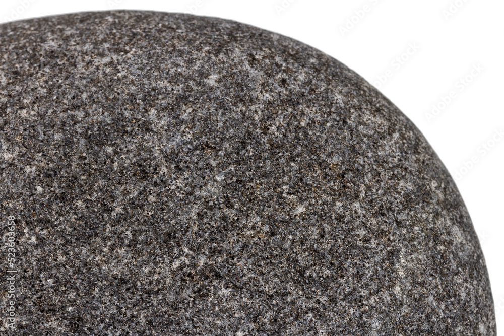 Part of a black stone Part of a black stone