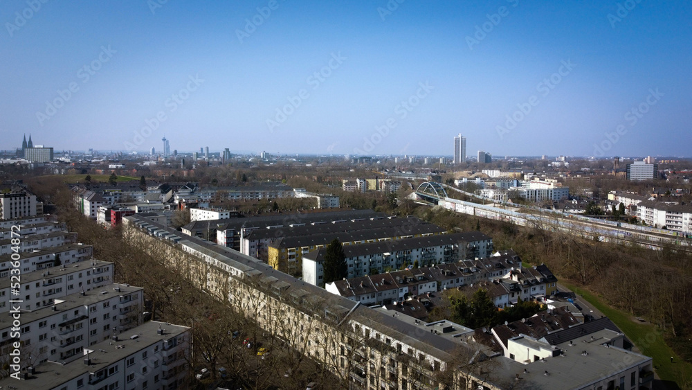 Köln aussicht am mittag