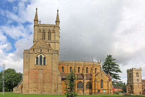 Pershore Abbey in Worcestershire, England,	 photo